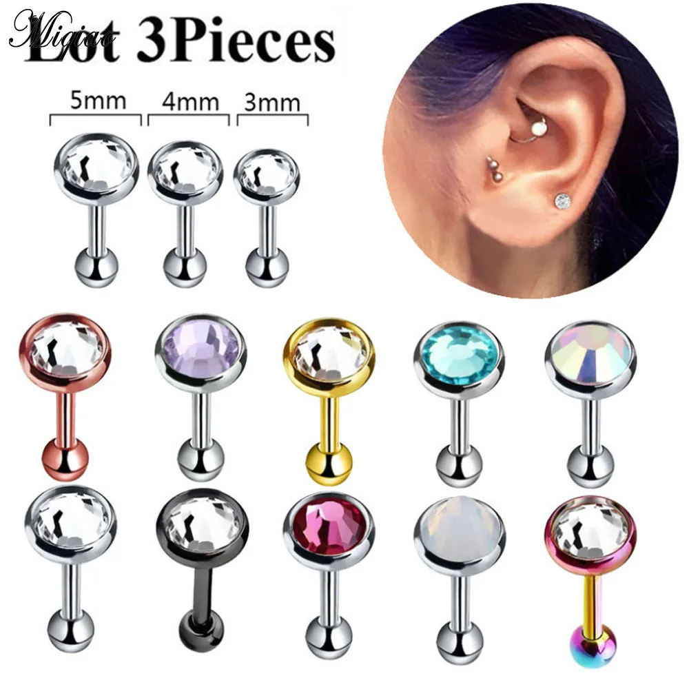 Miqiao 1 Set Piercing Jewelry, Stainless Steel Ear Bones, Earrings, Earrings, 3 Sets of European and American Styles
Miqiao 1 Set Piercing Jewelry, Stainless Steel Ear Bones, Earrings, Earrings, 3 Sets of European and American Styles