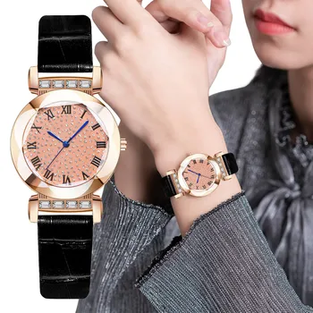 Luxury Women Watch Stainless Steel Rose Gold Dial Leather Band Strap Analog Quartz Wrist Watch Casual Ladies Watch Reloj Mujer
Luxury Women Watch Stainless Steel Rose Gold Dial Leather Band Strap Analog Quartz Wrist Watch Casual Ladies Watch Reloj Mujer
