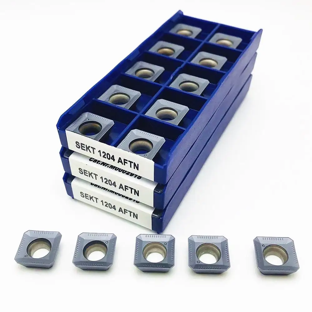 SEKT1204 AFTN LT30 high quality carbide insert sekt 1204 lathe tool parts milling cutter CNC turning insert processing SEKT
SEKT1204 AFTN LT30 high quality carbide insert sekt 1204 lathe tool parts milling cutter CNC turning insert processing SEKT