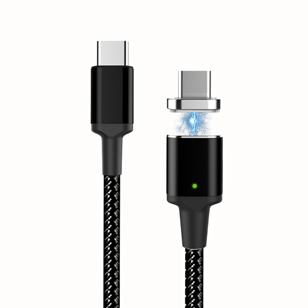 Магнитный зарядный кабель PD 100 Вт USB C Type c к для MacbookPro Samsung S9 S10 Huawei MateBook P30 P20 pro |
