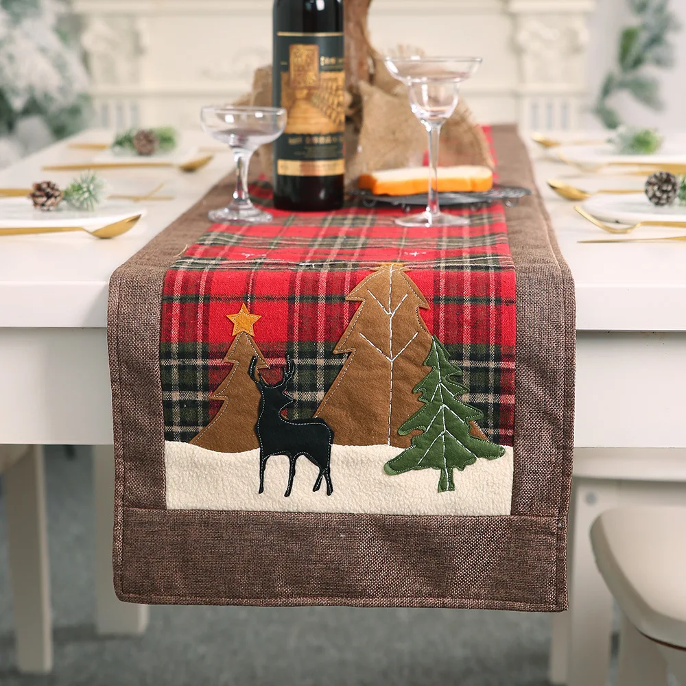 Creative Patch Christmas Runner Centre Table Decor Vintage Red Grid Dinner Placemat and Table Runners for Christmas Decorations
Creative Patch Christmas Runner Centre Table Decor Vintage Red Grid Dinner Placemat and Table Runners for Christmas Decorations