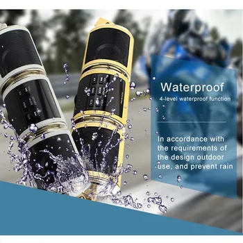 Motorcycle audio 12V multi-function waterproof Bluetooth audio support FM and wired control multiple colors optional
Motorcycle audio 12V multi-function waterproof Bluetooth audio support FM and wired control multiple colors optional