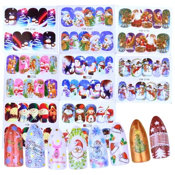 1 Sheet Christmas Nail Sticker Sets Mixed Snowflake Santa Claus Deer Pattern Nail Art Water Transfer Slider Foil Decal
1 Sheet Christmas Nail Sticker Sets Mixed Snowflake Santa Claus Deer Pattern Nail Art Water Transfer Slider Foil Decal