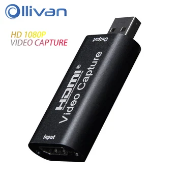 Ollivan Mini Video Capture Card VHS Board USB 2.0 Cards 4K 1080P Grabber Recorder Box For PS4 Game DVD Camcorder Live Streaming
Ollivan Mini Video Capture Card VHS Board USB 2.0 Cards 4K 1080P Grabber Recorder Box For PS4 Game DVD Camcorder Live Streaming