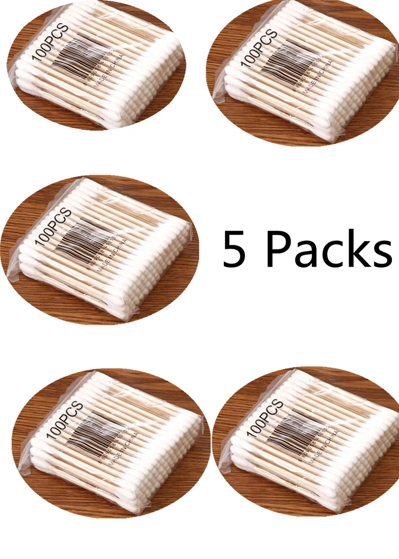 Baby Cotton swabs Hygienic Cleaning Cotton Bar 5 Packs of Natural High Quality Cotton Double-headed Wood
Baby Cotton swabs Hygienic Cleaning Cotton Bar 5 Packs of Natural High Quality Cotton Double-headed Wood