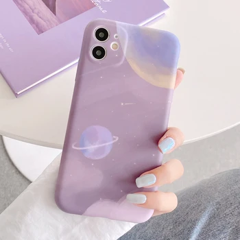 LACK Cute Cartoon Planet Starry sky Soft Silicon Phone Cases For iphone 11 Pro Max XR X XS Max 7 8Plus SE2 Purple Back Cover
LACK Cute Cartoon Planet Starry sky Soft Silicon Phone Cases For iphone 11 Pro Max XR X XS Max 7 8Plus SE2 Purple Back Cover