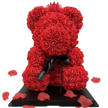Artificial Rose Teddy Bear Eternal Flower Valentine'S Wedding Birthday Gift Hug Bear Party Wedding Decoration
Artificial Rose Teddy Bear Eternal Flower Valentine'S Wedding Birthday Gift Hug Bear Party Wedding Decoration