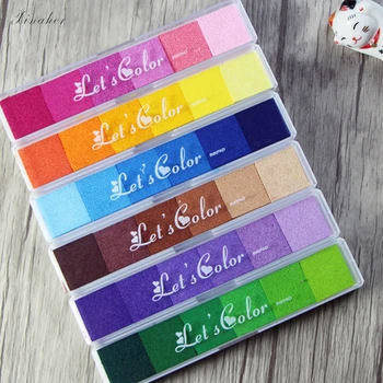Madifier 1PC Non-Toxic Gradient Color Ink Pad Inkpad Rubber Stamp Oil Based Finger Print Nice Gift for Children Stamp DIY Art
Madifier 1PC Non-Toxic Gradient Color Ink Pad Inkpad Rubber Stamp Oil Based Finger Print Nice Gift for Children Stamp DIY Art