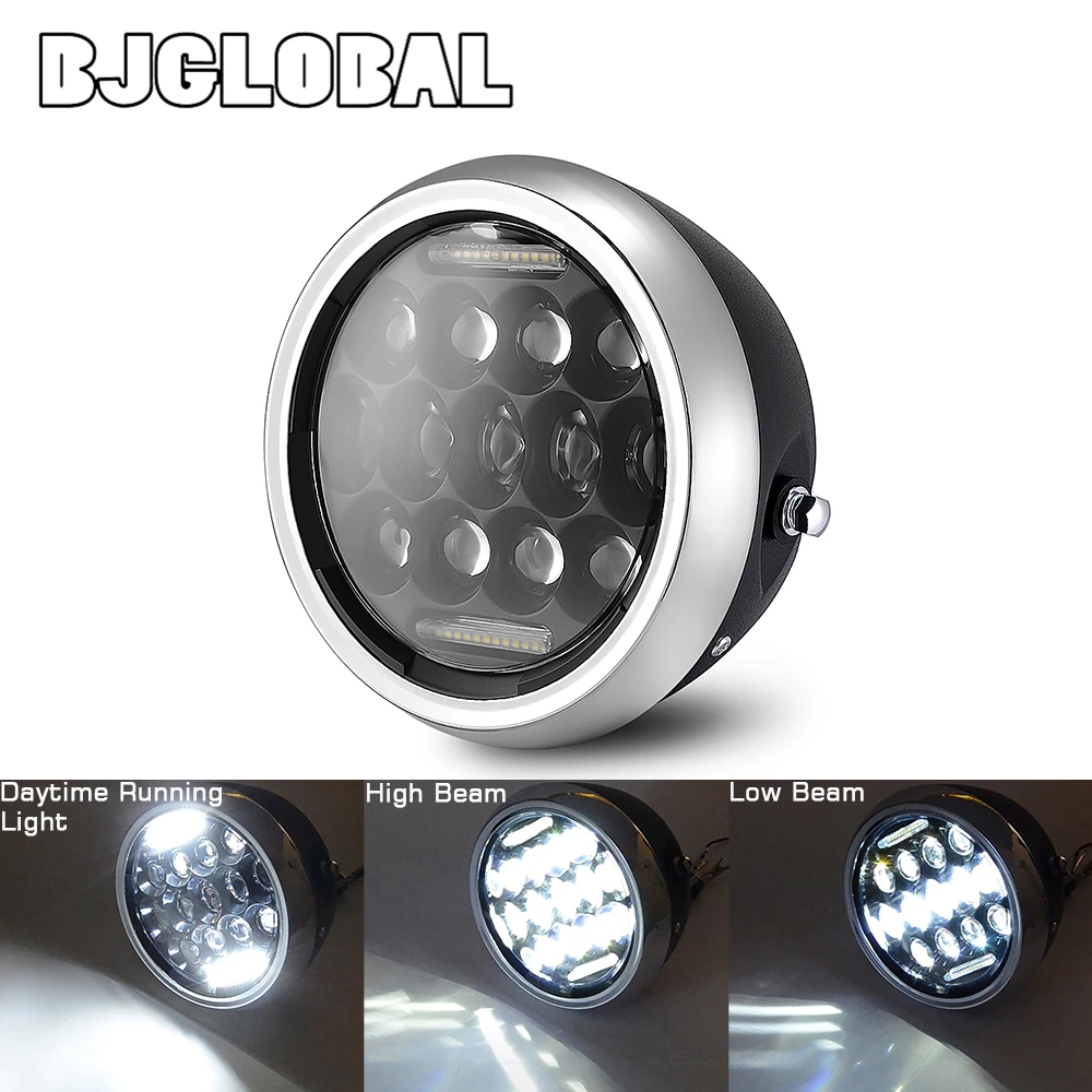 7.5 inch Universal Led Headligh For Bobber Chopper Scrambler Street Tracker 7.5" Front Motorcycle Headlamp Headlighs White Light
7.5 inch Universal Led Headligh For Bobber Chopper Scrambler Street Tracker 7.5" Front Motorcycle Headlamp Headlighs White Light