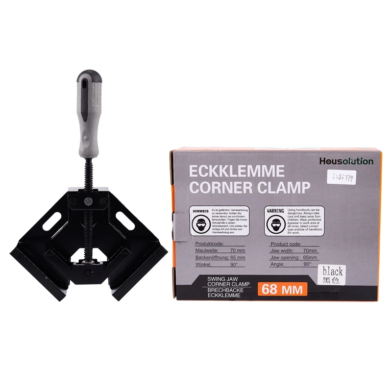 Aluminum Single Handle 90 Degree Right Angle Clamp Angle Clamp Woodworking Frame Clip Right Angle Folder Tool Black
Aluminum Single Handle 90 Degree Right Angle Clamp Angle Clamp Woodworking Frame Clip Right Angle Folder Tool Black