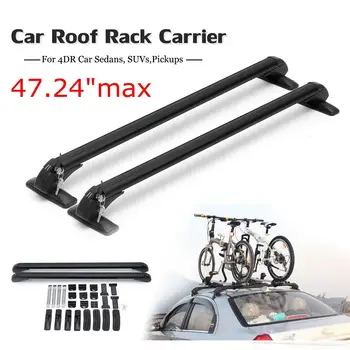 90CM Universal Car Roof Racks Cross Bars Luggage Carrier Rubber Gasket With Lock For 4DR Car Sedans SUV
90CM Universal Car Roof Racks Cross Bars Luggage Carrier Rubber Gasket With Lock For 4DR Car Sedans SUV