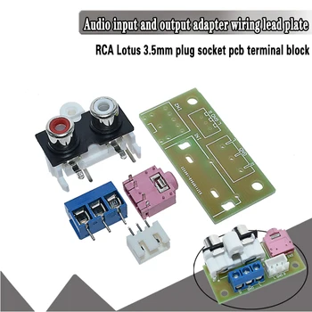 DIY Kit Audio Switch Board RCA 3.5mm Audio Input Block For Amplifier Kit Electronic
DIY Kit Audio Switch Board RCA 3.5mm Audio Input Block For Amplifier Kit Electronic