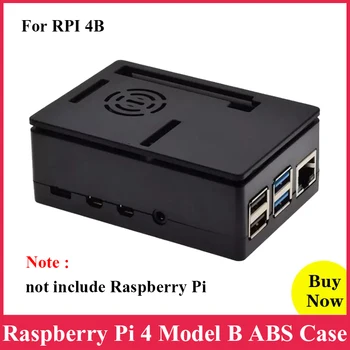 For Raspberry Pi 4 ABS Case Black Plastic Box Shell Enclosure for Raspberry Pi 4 Model B RPi 4B
For Raspberry Pi 4 ABS Case Black Plastic Box Shell Enclosure for Raspberry Pi 4 Model B RPi 4B