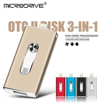 USB FLASH DRIVE OTG 64GB 128g Pen Drive 3 in 1 u disk for apple iphone Memory stick 16gb luxury android USB 2.0 pendrive i drive
USB FLASH DRIVE OTG 64GB 128g Pen Drive 3 in 1 u disk for apple iphone Memory stick 16gb luxury android USB 2.0 pendrive i drive