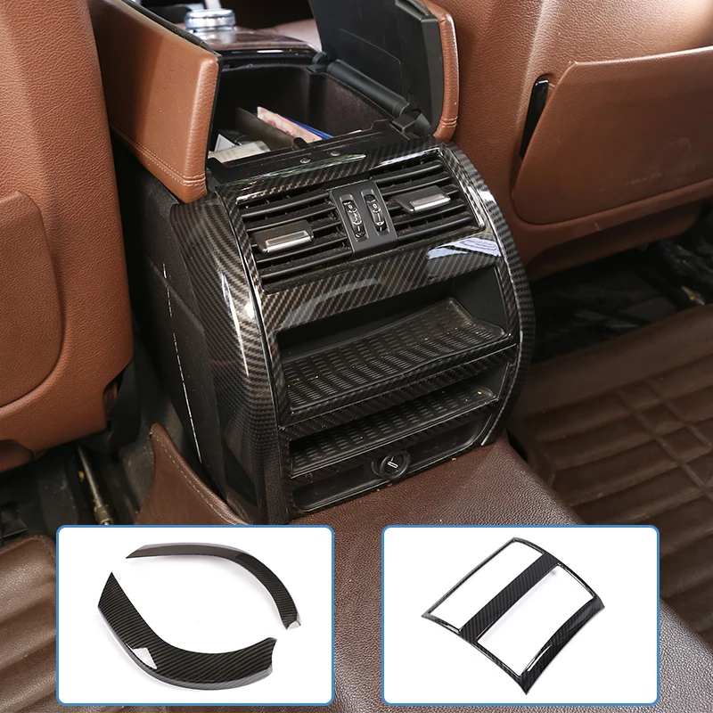 ABS Carbon Fiber Interior Accessory Rear Air Conditioning Outlet Trim Sticker For BMW 5 Series f10 520 525 2011-2017
ABS Carbon Fiber Interior Accessory Rear Air Conditioning Outlet Trim Sticker For BMW 5 Series f10 520 525 2011-2017