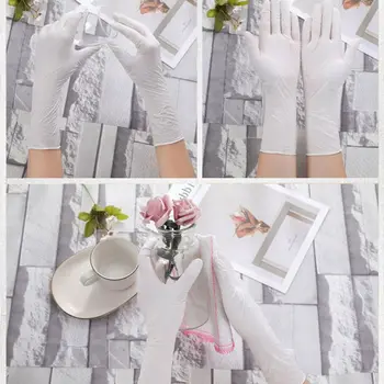 10pairs 12inches Long Disposable Powder Free Cleaning Work Safety Nitrile Gloves PXPE 
10pairs 12inches Long Disposable Powder Free Cleaning Work Safety Nitrile Gloves PXPE