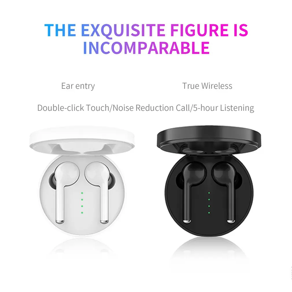 TW40 Wireless Bluetooth 5.0 Earphones Super Bass 6D 3D HiFi Stereo Headset Handsfree Call Sport Dual Earbuds Built-in HD Mic
TW40 Wireless Bluetooth 5.0 Earphones Super Bass 6D 3D HiFi Stereo Headset Handsfree Call Sport Dual Earbuds Built-in HD Mic
