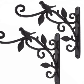 2 PCS Hanging Plant Hook Cast Iron Flower Basket Hooks Bracket Hanger for Bird Feeder Lantern Planters Pots Wind Chimes
2 PCS Hanging Plant Hook Cast Iron Flower Basket Hooks Bracket Hanger for Bird Feeder Lantern Planters Pots Wind Chimes