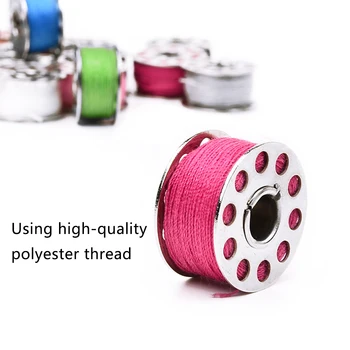 25pcs/box 25m/roll Sewing Thread Kit for Sewing Machine Reel Bobbin Line Shuttle Core DIY Apparel Embroidery Supplies
25pcs/box 25m/roll Sewing Thread Kit for Sewing Machine Reel Bobbin Line Shuttle Core DIY Apparel Embroidery Supplies