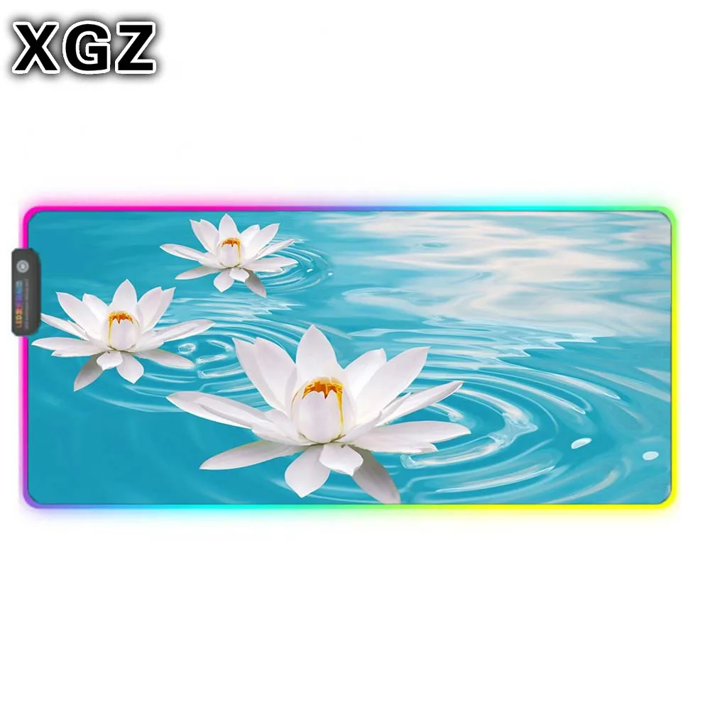 XGZ Large Mouse Pad RGB Landscape Lake Lotus Game Accessories Mouse Pad Luminous LED Computer Keyboard USB Interface Desk Mat
XGZ Large Mouse Pad RGB Landscape Lake Lotus Game Accessories Mouse Pad Luminous LED Computer Keyboard USB Interface Desk Mat