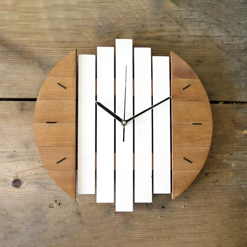 Xylophone Wooden Wall Clock Modern Design Vintage Rustic Shabby Clock Quiet Art Watch Home Decoration
Xylophone Wooden Wall Clock Modern Design Vintage Rustic Shabby Clock Quiet Art Watch Home Decoration