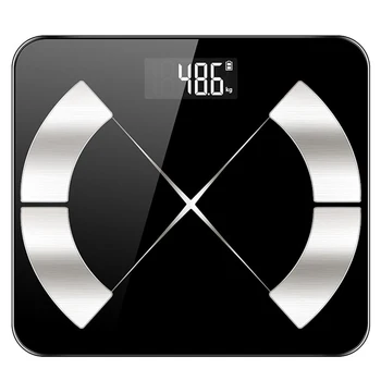 Black Smart Body Fat Scale Bluetooth LED Digital English Function Household Electronic Weight Body Scale Smart Body Fat Scale
Black Smart Body Fat Scale Bluetooth LED Digital English Function Household Electronic Weight Body Scale Smart Body Fat Scale