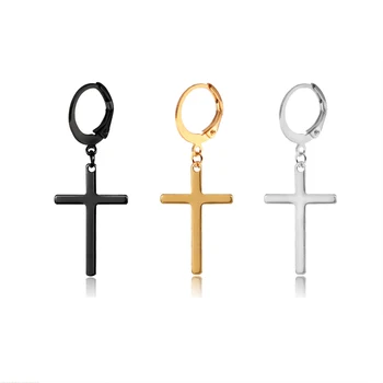 2020 Fashion Men Women Stainless Steel Metal Hoop Cross Drop Dangle Ear Studs Earrings Party Punk Earring Jewelry long earrings
2020 Fashion Men Women Stainless Steel Metal Hoop Cross Drop Dangle Ear Studs Earrings Party Punk Earring Jewelry long earrings