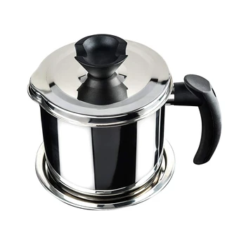 Grease Container With Separator Durable Bacon Cooking Oil Strainer And Cooking Grease Can For Reusing Oil Stainless Steel
Grease Container With Separator Durable Bacon Cooking Oil Strainer And Cooking Grease Can For Reusing Oil Stainless Steel