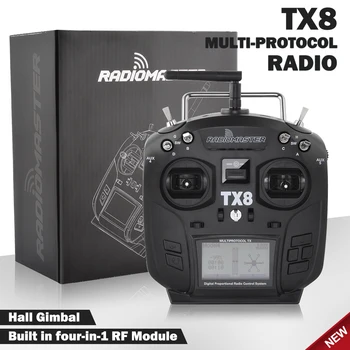 New RadioMaster TX8 2.4G 12CH Hall Gimbal Transmitter Multi-Protocol RC Remote Controller for FPV Racing Drone RC Parts
New RadioMaster TX8 2.4G 12CH Hall Gimbal Transmitter Multi-Protocol RC Remote Controller for FPV Racing Drone RC Parts