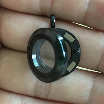 10Pcs/lot 20mm Black Magnetic Stainless Steel Glass Floating Lockets Pendant For Flotaing Locket Jewelry
10Pcs/lot 20mm Black Magnetic Stainless Steel Glass Floating Lockets Pendant For Flotaing Locket Jewelry