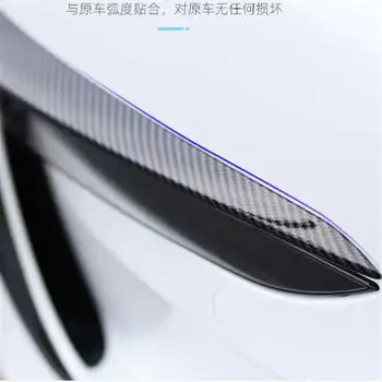 Sparkle Carbon fiber Front Fog Lamp Eyebrow Wind Knife decoration frame for Tesla Model 3 Protection cover strip modification
Sparkle Carbon fiber Front Fog Lamp Eyebrow Wind Knife decoration frame for Tesla Model 3 Protection cover strip modification