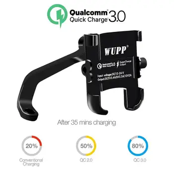 Motorcycle Mobile Phone Rearview Mirror Mount Bracket Holder Aluminum Alloy Waterproof QC3.0 Quick Charger
Motorcycle Mobile Phone Rearview Mirror Mount Bracket Holder Aluminum Alloy Waterproof QC3.0 Quick Charger