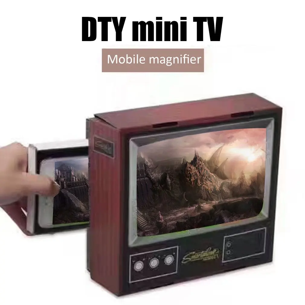 Phone Video Screen Magnifier Retro Small TV Magnifying Tools DIY Fold Magnifiers Desktop Universal Phone Film Amplifier
Phone Video Screen Magnifier Retro Small TV Magnifying Tools DIY Fold Magnifiers Desktop Universal Phone Film Amplifier