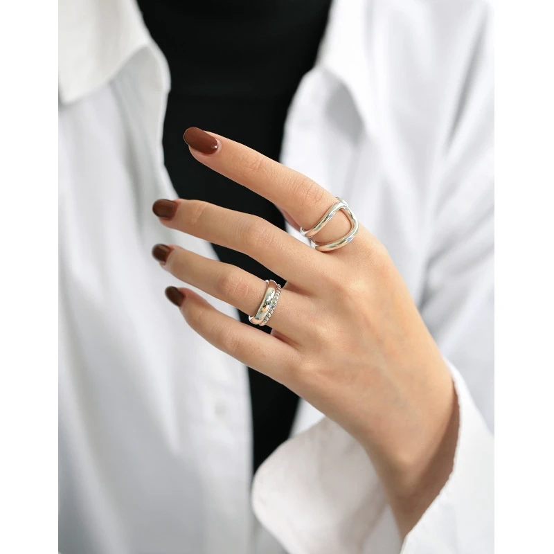Personality Hemp Rope Ring 925 Sterling Silver Smooth Stacked Open Ring Western Europe 18k Gold Ring For Women Fine Jewelry Gift
Personality Hemp Rope Ring 925 Sterling Silver Smooth Stacked Open Ring Western Europe 18k Gold Ring For Women Fine Jewelry Gift