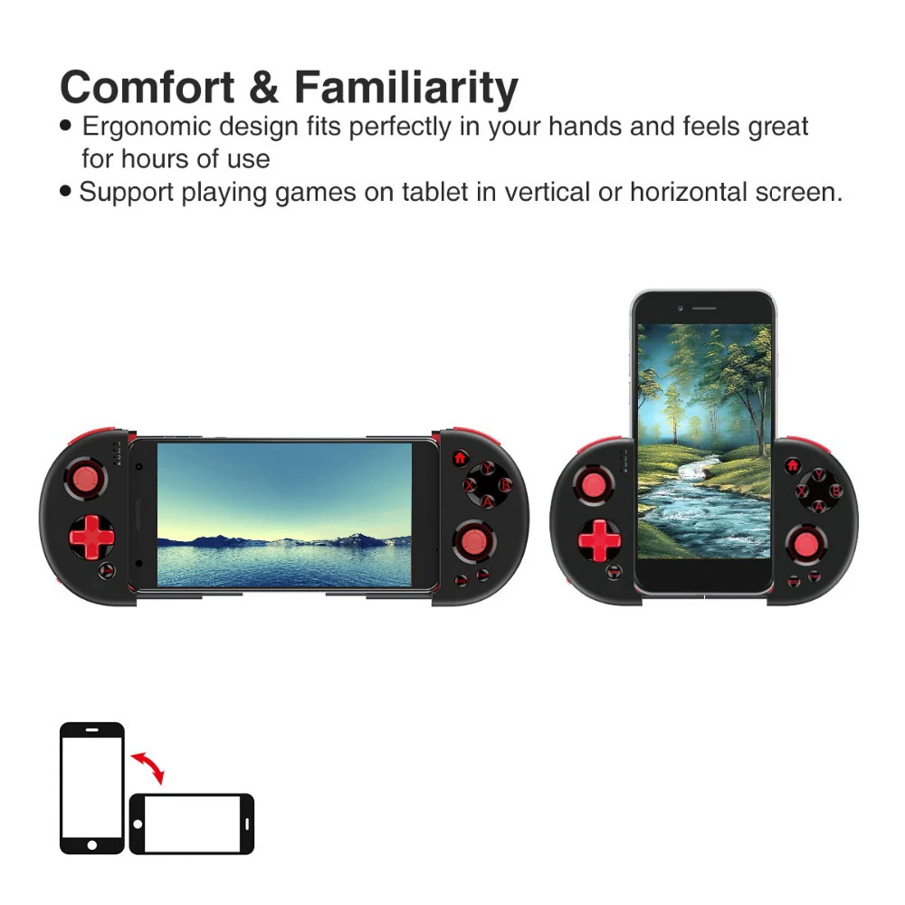 Universal Accessories Downloadable Durable Useful Extendable Game Joystick Controller Bluetooth Wireless ABS For PG-9087S
Universal Accessories Downloadable Durable Useful Extendable Game Joystick Controller Bluetooth Wireless ABS For PG-9087S