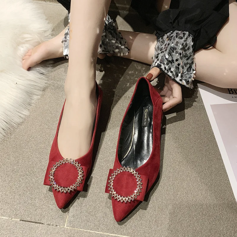 20192019 Autumn And Winter New Style plus Velvet Warm Chunky-Heel the Bride with Pointed-Toe Fashion Shoes
20192019 Autumn And Winter New Style plus Velvet Warm Chunky-Heel the Bride with Pointed-Toe Fashion Shoes