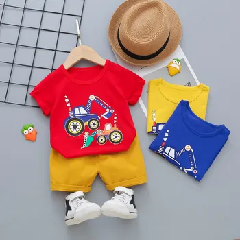 Toddler Outfits Children's Clothing Set Sports T-shirt+ Shorts Suits Print Clothes Summer two-piece suit
Toddler Outfits Children's Clothing Set Sports T-shirt+ Shorts Suits Print Clothes Summer two-piece suit