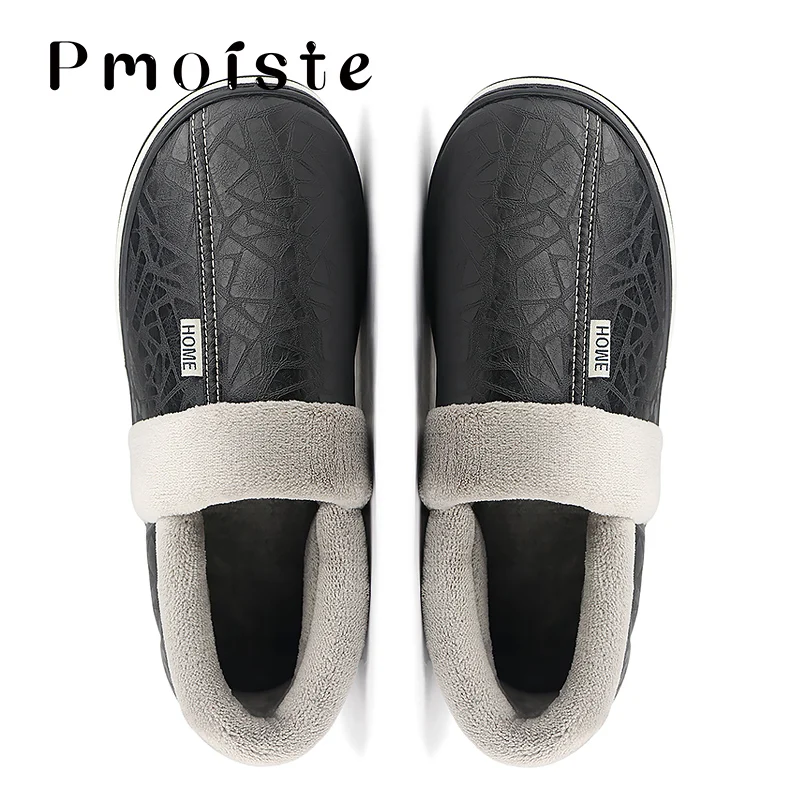 Winter slippers men large size 7-15 soft non-slip warm home slippers for men plush waterproof leather slippers 2019 new
Winter slippers men large size 7-15 soft non-slip warm home slippers for men plush waterproof leather slippers 2019 new
