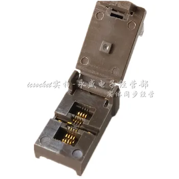 Aging Test Socket DFN3X3-8L (0.65) Gold-plated High Temperature Aging Socket Programming Fixture Socket
Aging Test Socket DFN3X3-8L (0.65) Gold-plated High Temperature Aging Socket Programming Fixture Socket