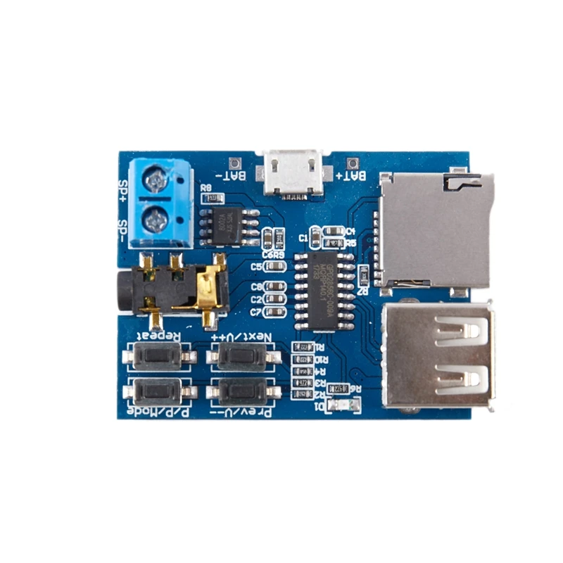 Mp3 lossless decoder board comes with amplifier mp3 decoder TF card U disk decoder player
Mp3 lossless decoder board comes with amplifier mp3 decoder TF card U disk decoder player