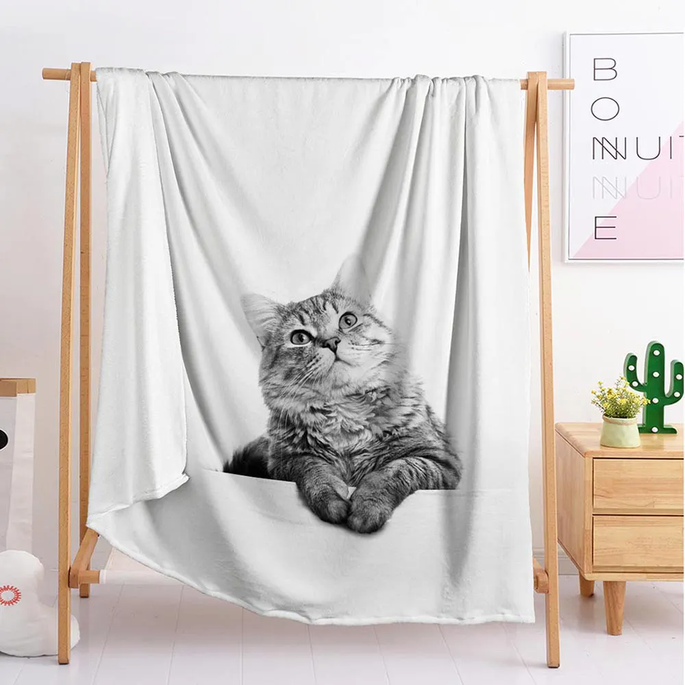 2020 New cat animal Custom blankets Large and small size throw blanket tapestry sleeping blanket flannel blanket bedding
2020 New cat animal Custom blankets Large and small size throw blanket tapestry sleeping blanket flannel blanket bedding