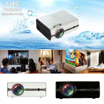 Uhappy U45 Mini LED Projector Home Theater Portable High Brightness Home Cinema Game TV HDMI USB
Uhappy U45 Mini LED Projector Home Theater Portable High Brightness Home Cinema Game TV HDMI USB