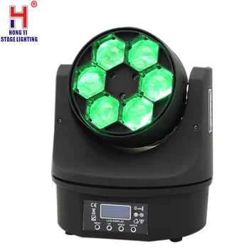 LED Beam Wash 6x15W Bee Eyes Moving Head Stage Light RGBW DMX512 11/14 Channels Stage Effect Lighting Good For DJ Disco Party
LED Beam Wash 6x15W Bee Eyes Moving Head Stage Light RGBW DMX512 11/14 Channels Stage Effect Lighting Good For DJ Disco Party