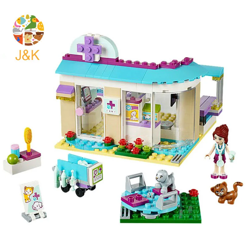 Friends Veterinary Pet Clinic 41085 203pcs Building Blcok set Brick DIY Toys for children Gift compatible 10537
Friends Veterinary Pet Clinic 41085 203pcs Building Blcok set Brick DIY Toys for children Gift compatible 10537