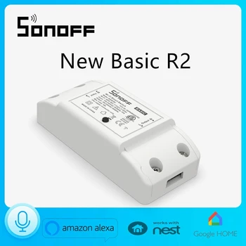 New Sonoff Basic R2 WiFi Wireless DIY Module Switch Smart Remote ON/OFF Timing Moudle Controller Alexa Voice Control Domotica
New Sonoff Basic R2 WiFi Wireless DIY Module Switch Smart Remote ON/OFF Timing Moudle Controller Alexa Voice Control Domotica