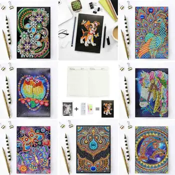 5D Diamond Painting Notebook Special Shaped New Arrivals Diamond Embroidery Sale A5 Diary Book Mosaic Pictures Gift
5D Diamond Painting Notebook Special Shaped New Arrivals Diamond Embroidery Sale A5 Diary Book Mosaic Pictures Gift