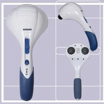 Electric Handheld Massager Hammer Vibrating Double Head Neck Back Body Cervical Vertebra Relax Stick Roller With 6 Massage Heads
Electric Handheld Massager Hammer Vibrating Double Head Neck Back Body Cervical Vertebra Relax Stick Roller With 6 Massage Heads