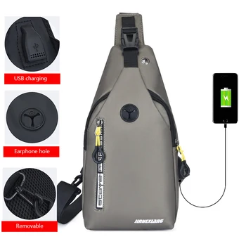 New Male Shoulder Bags USB Charging Crossbody Bags Multifunctional Oxford Theft Chest Bags Short Trip Messengers Bag
New Male Shoulder Bags USB Charging Crossbody Bags Multifunctional Oxford Theft Chest Bags Short Trip Messengers Bag
