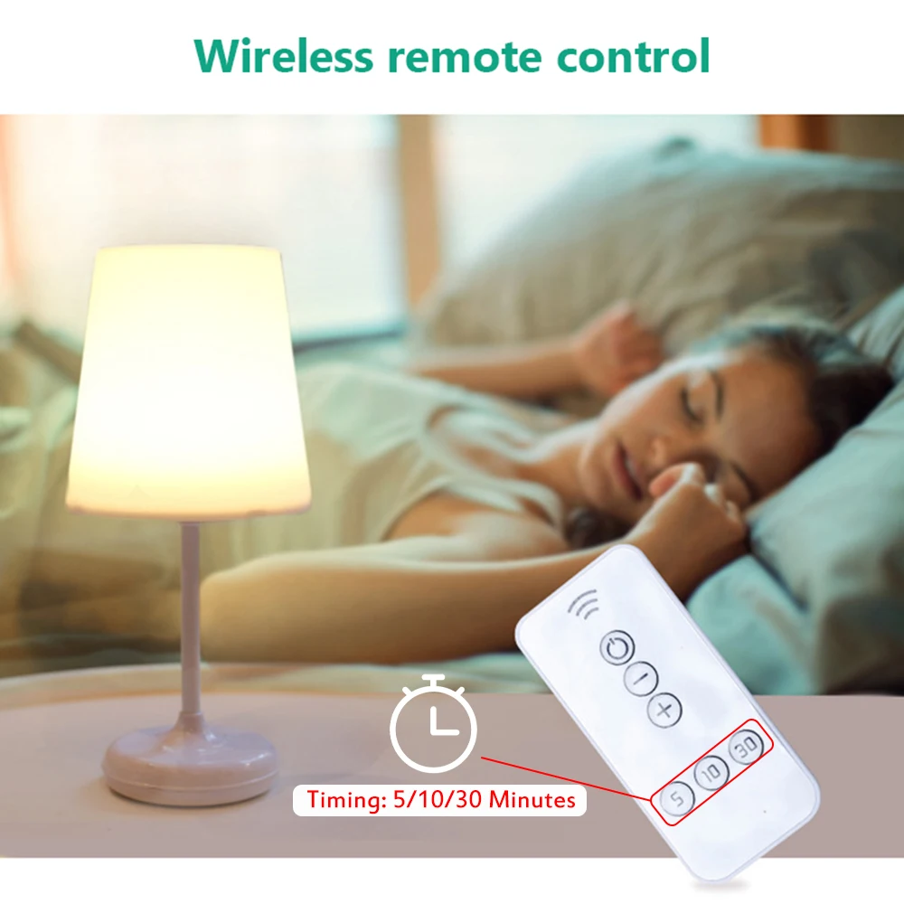 LED Table Lamp LED Night Light Desk Light USB Rechargeable Time Setting Remote Control Office Room Bedroom Home Student Gift
LED Table Lamp LED Night Light Desk Light USB Rechargeable Time Setting Remote Control Office Room Bedroom Home Student Gift