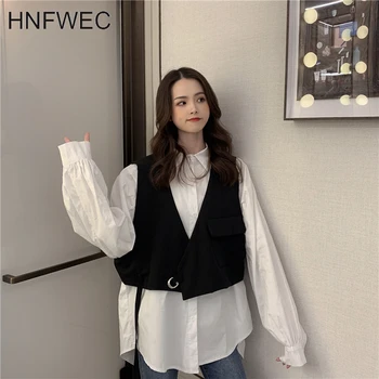 2020 Spring Autumn New Arrivals Turn-down Collar Single Breasted Women Fashion Casual Vest Two Piece Set T283
2020 Spring Autumn New Arrivals Turn-down Collar Single Breasted Women Fashion Casual Vest Two Piece Set T283